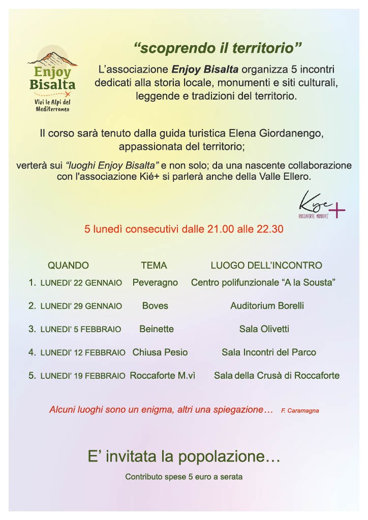 appuntamenti scoprendo il territorio